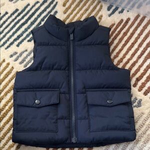 Navy Blue Puffer Vest